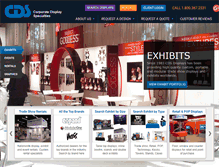 Tablet Screenshot of cdsdisplays.com